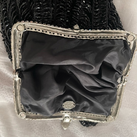 CLARA KASAVINA BEAD WOVEN EVENING HANDBAG - Picture 9 of 15